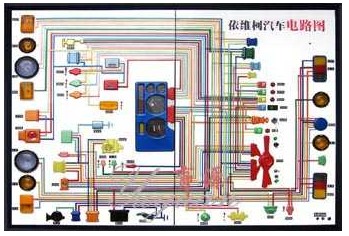 依维柯2046型汽车程控电教板(全套14件)