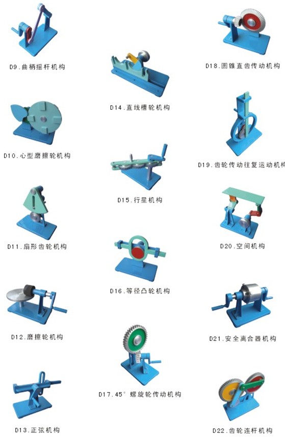 机构运动简图测绘模型